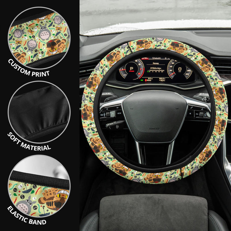 Ghibli Totoro Cute Premium Car Steering Wheel Cover Nearkii