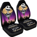 Jack Nightmare Christmas Darkness My Old Friend Hippie Moon Zipper Premium Custom Car Seat Covers Decor Protectors Nearkii