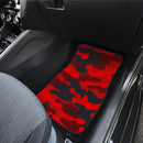 Camo Bright Red Car Floor Mats Car Accessories Nearkii