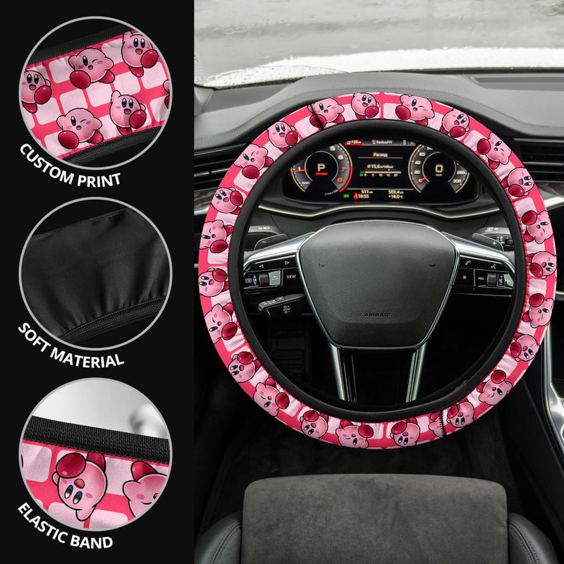 Kirby Premium Custom Car Steering Wheel Cover Nearkii