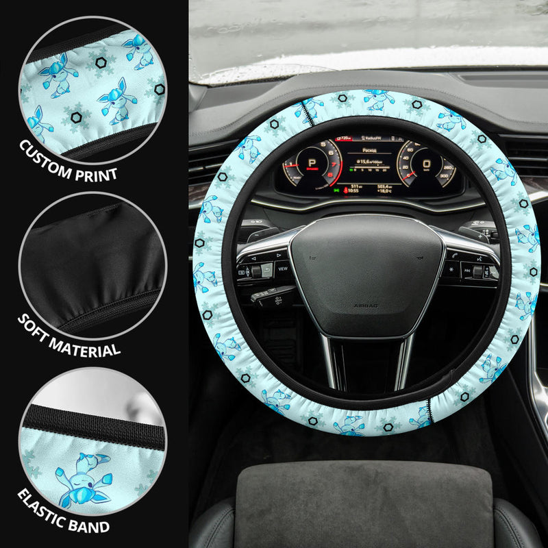 Pokemon Glaceon Eevee Evolution Car Steering Wheel Cover Nearkii