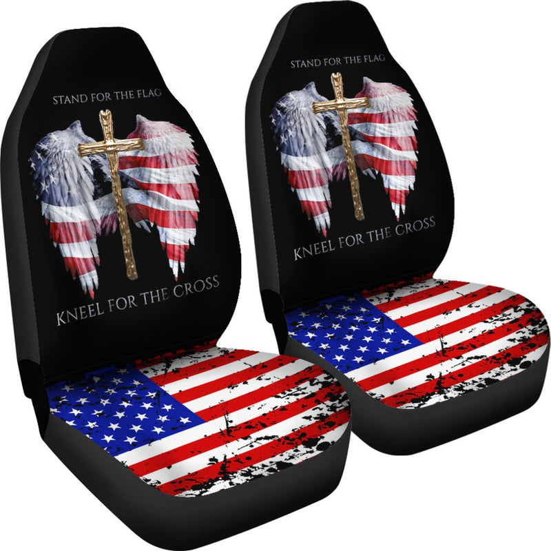 Best Social Worker Us Flag Premium Custom Car Seat Covers Decor Protector Nearkii