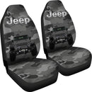 Gray Jeep Camouflage Premium Custom Car Seat Covers Decor Protectors Nearkii
