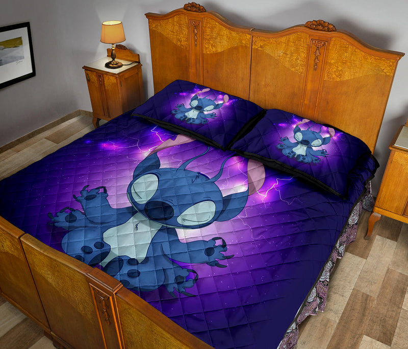 Stitch Do Yoga Funny Custom Premium Quilt Bed Sets Nearkii