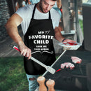 My Favorite Child Custom Apron Gift For Cooking Guys Nearkii