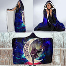 Soul Eater Love You To The Moon Galaxy Economy Hooded Blanket Nearkii