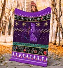 Black Panther Purple Christmas Blanket Amazing Gift Idea Nearkii