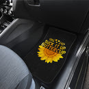 Sunflowers Shut It Up Front And Back Car Mats (Set Of 4) Nearkii
