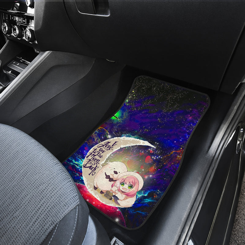 Anya Spy x Family Dog Love You To The Moon Galaxy Car Floor Mats Car Accessories Nearkii