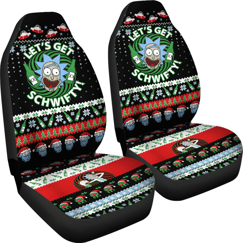 Rick Morty Christmas Premium Custom Car Seat Covers Decor Protectors Nearkii