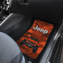 Orange Jeep Camouflage Car Floor Mats Car Accessories Nearkii