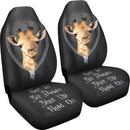 Giraffe Get In Sit Down Shut Up Hold On Zipper Car Seat Covers Nearkii