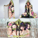 Kimetsu No Yaiba Girl 1 Economy Hooded Blanket Nearkii