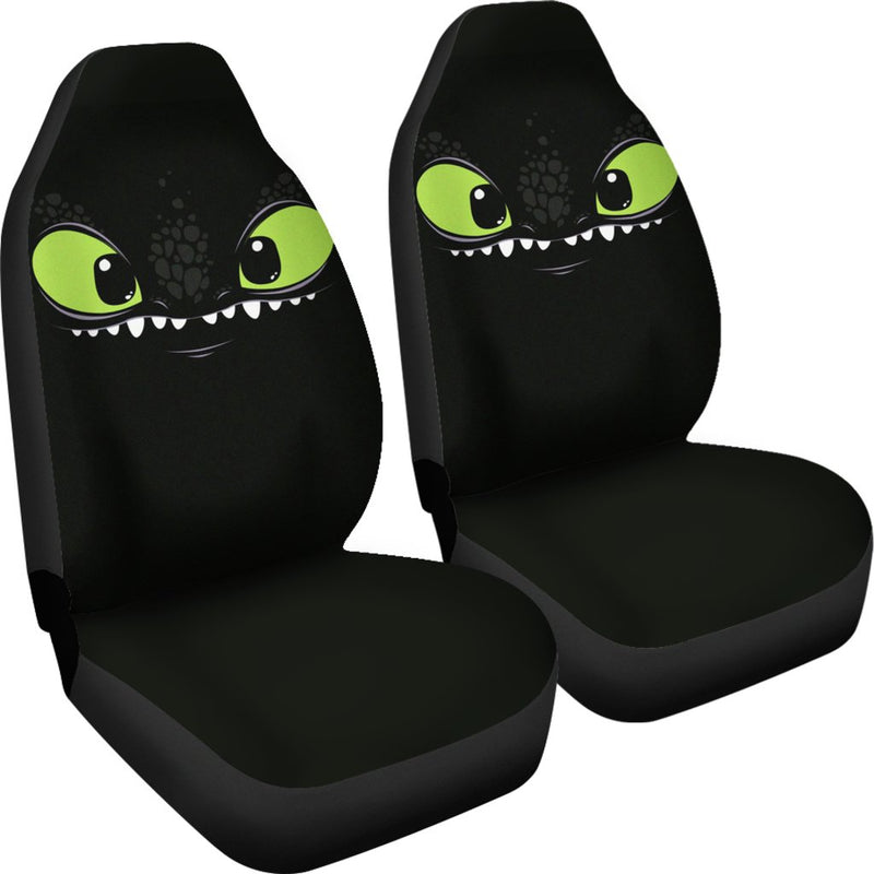 Toothless Funny Premium Custom Car Seat Covers Decor Protectors Nearkii