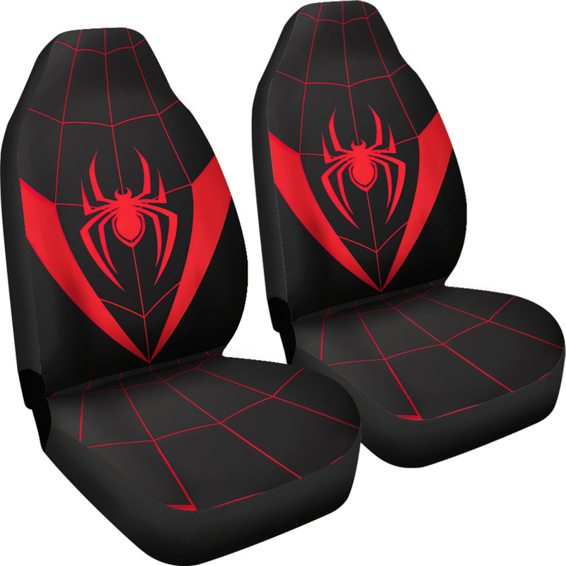 Spider Red Car Seat Covers Custom Uniform Printed Car Seat Covers Nearkii