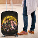 Moon Demonslayer Background Moonlight Luggage Cover Suitcase Protector Nearkii