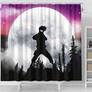 Kakashi Sunset Moon Night Shower Curtain Nearkii