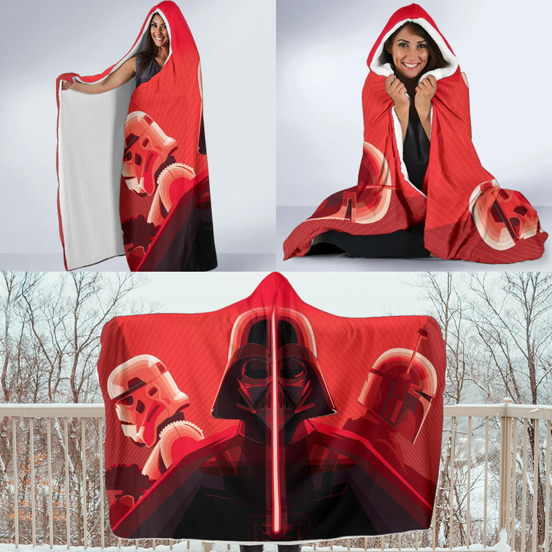 Darth Vader Stormtrooper Economy Hooded Blanket Nearkii