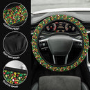 Hawaii Muster Mit Tropischen Fruchten Premium Car Steering Wheel Cover Nearkii