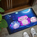 Owl Cute Night Doormat Nearkii