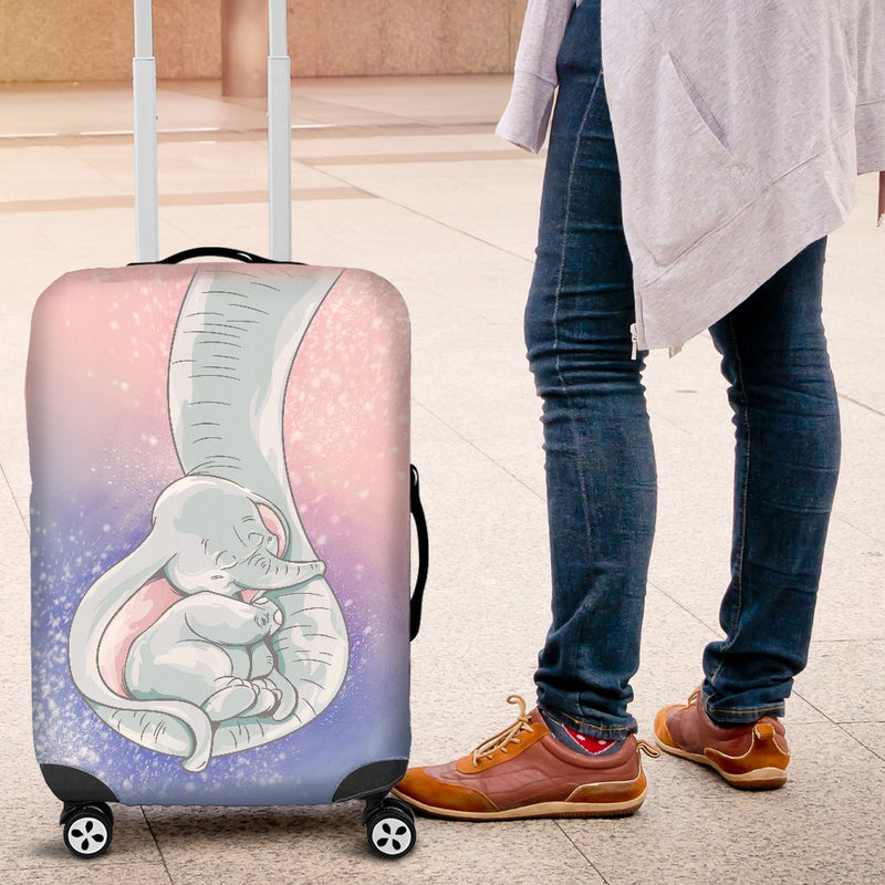Elephant Sleep Travel Luggage Cover Suitcase Protector Nearkii