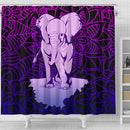 Color Elephant Shower Curtain Nearkii