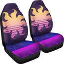 Best Abstract Sun Digital Art Premium Custom Car Seat Covers Decor Protector Nearkii