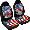 Best Us Constitution We The People With Vintage Flag Premium Custom Car Seat Covers Decor Protector Nearkii
