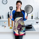 Anime Girl Soul Eater Love You To The Moon Galaxy Custom Apron Best Gift For Anyone Who Loves Cooking Nearkii