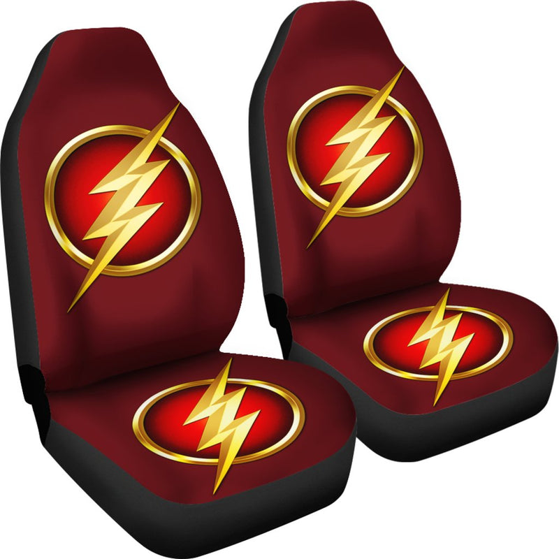 The Flash Logo Premium Custom Car Seat Covers Decor Protectors Nearkii