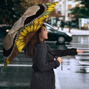 Elephant Sunflower Zipper Umbrella Nearkii