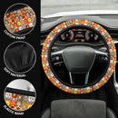 Owl Head Funny Premium Car Steering Wheel Cover Nearkii