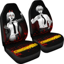 Chainsaw Man Denji X Power Premium Custom Car Seat Covers Decor Protectors Nearkii