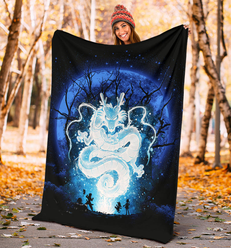 Shenron Dragon Ball Moonlight Premium Blanket Nearkii