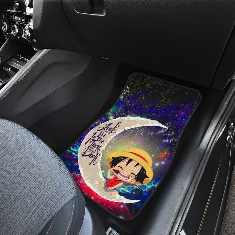 Luffy One Piece Love You To The Moon Galaxy Car Mats Nearkii