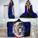 Shinobu demon slayer Love You To The Moon Galaxy Economy Hooded Blanket Nearkii