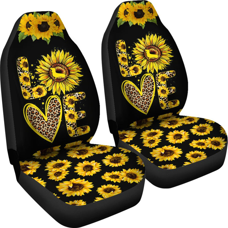 Best Sunflower For Dog Lover Seat Covers Car Decor Car Protector Nearkii