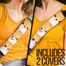 Corgi Anime Premium Custom Car Seat Belt Covers Nearkii