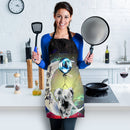 Elephant Love You To The Moon Galaxy Custom Apron Best Gift For Anyone Who Loves Cooking Nearkii