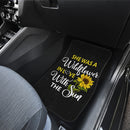 Sunflowers She Was A Wildflower Front And Back Car Mats (Set Of 4) Nearkii