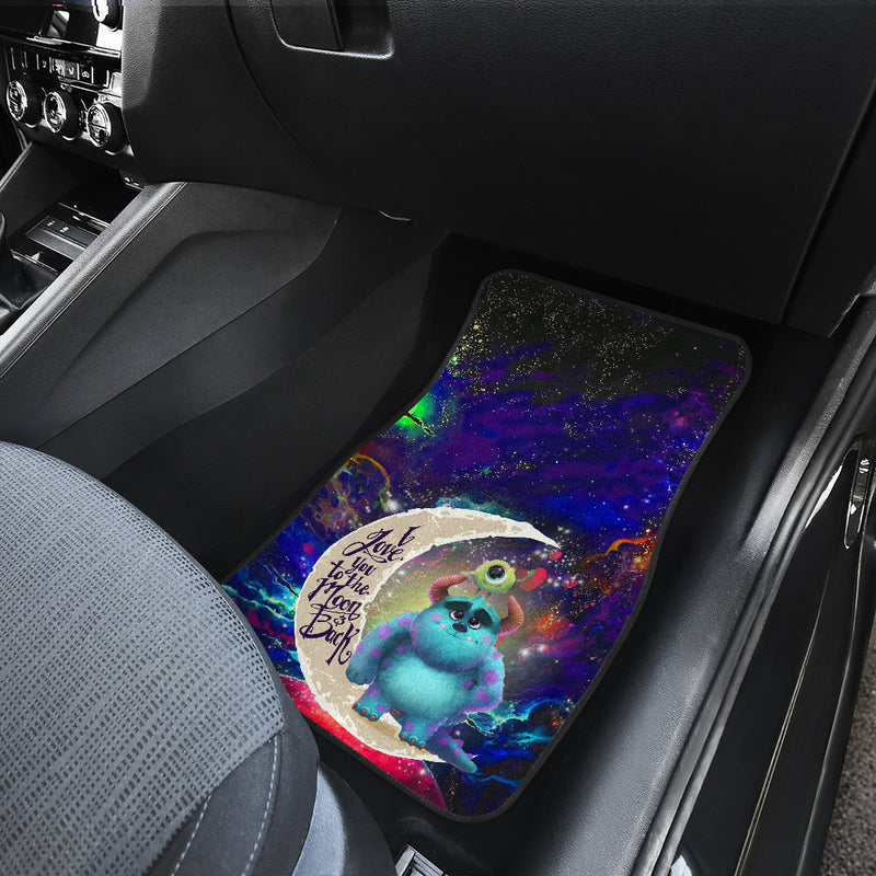 Monster Inc Sully And Mike Love You To The Moon Galaxy Car Floor Mats Car Accessories Nearkii