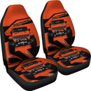 Orange Jeep Premium Custom Car Seat Covers Decor Protectors Nearkii