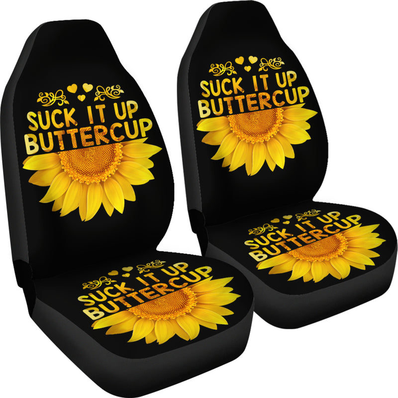 Best Sunflowers Shut It Up Premium Custom Car Seat Covers Decor Protector Nearkii