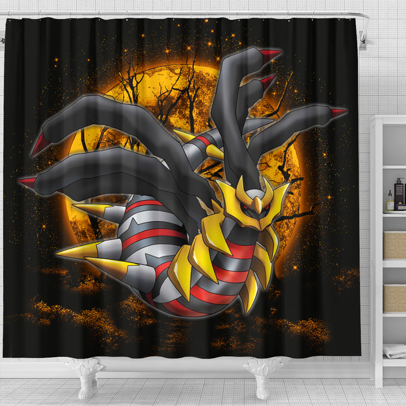 Giratina Pokemon Moonlight Shower Curtain Nearkii