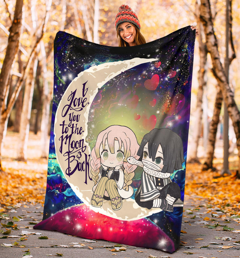 Kanroji And Kaburamaru Demon Slayer Love You To The Moon Galaxy Blanket Nearkii