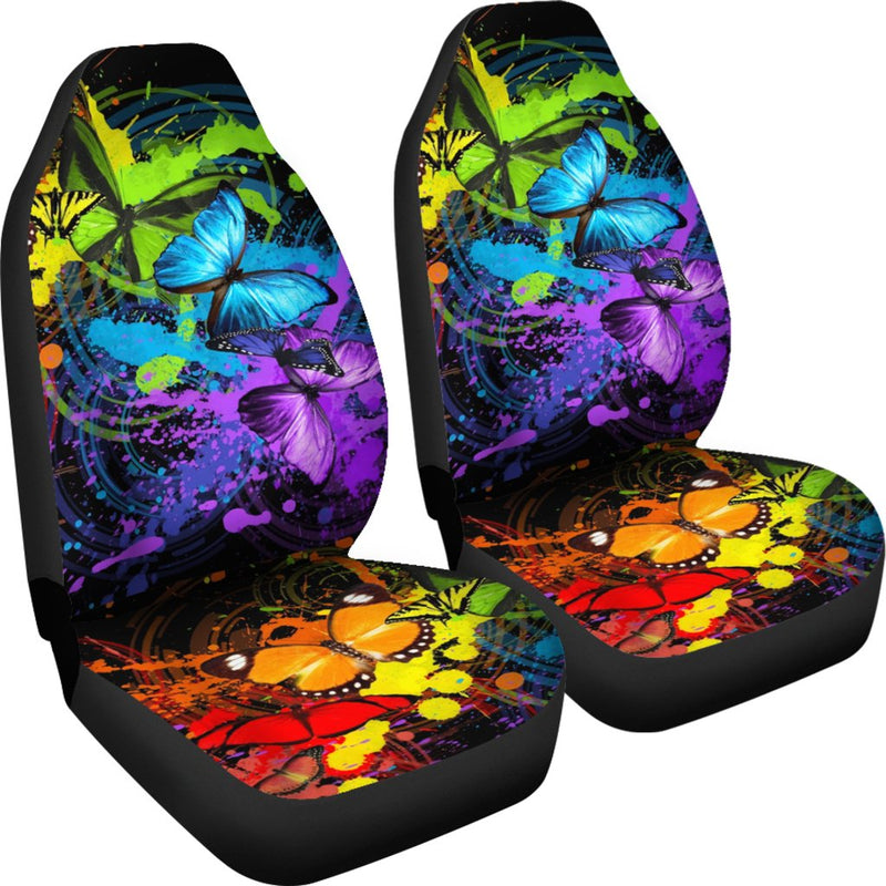 Best Colorful Butterfly Premium Custom Car Seat Covers Decor Protector Nearkii