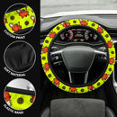 Chainsaw Man Pochita Pixel Car Steering Wheel Cover Nearkii