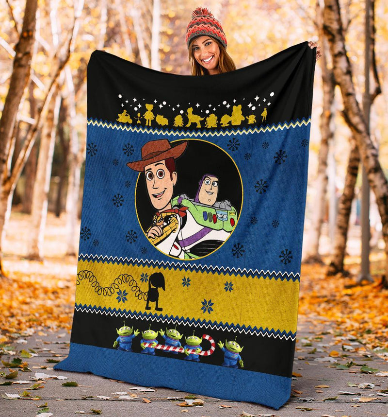 Toy Story Ugly Christmas Custom Blanket Home Decor