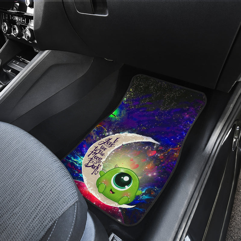 Cute Mike Monster Inc Love You To The Moon Galaxy Car Mats Nearkii
