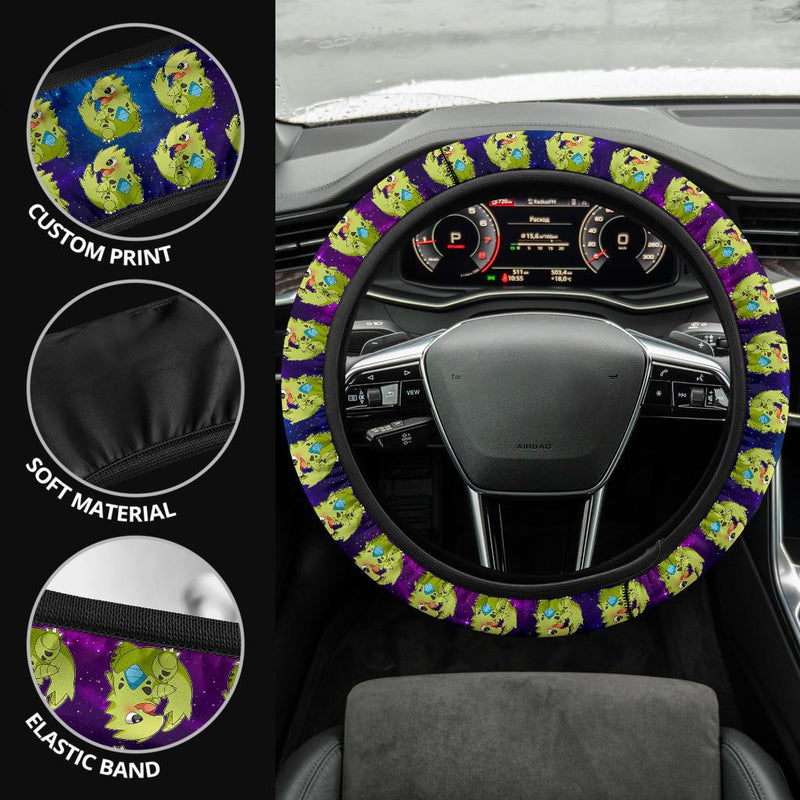 Tyranitar Pokemon Anime Custom Car Steering Wheel Cover Nearkii